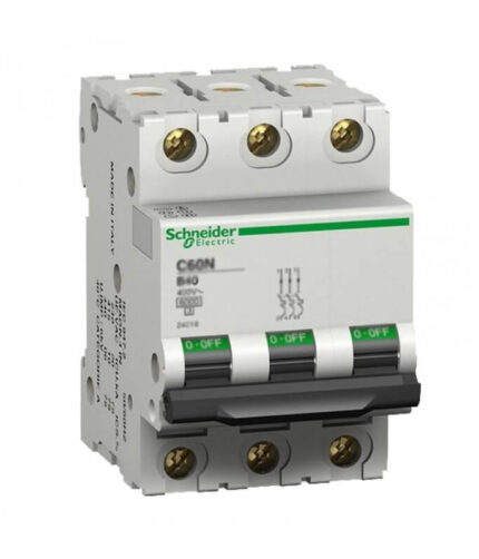 کلید مینیاتوری سه فاز 10 آمپر اشنایدر تیپ C